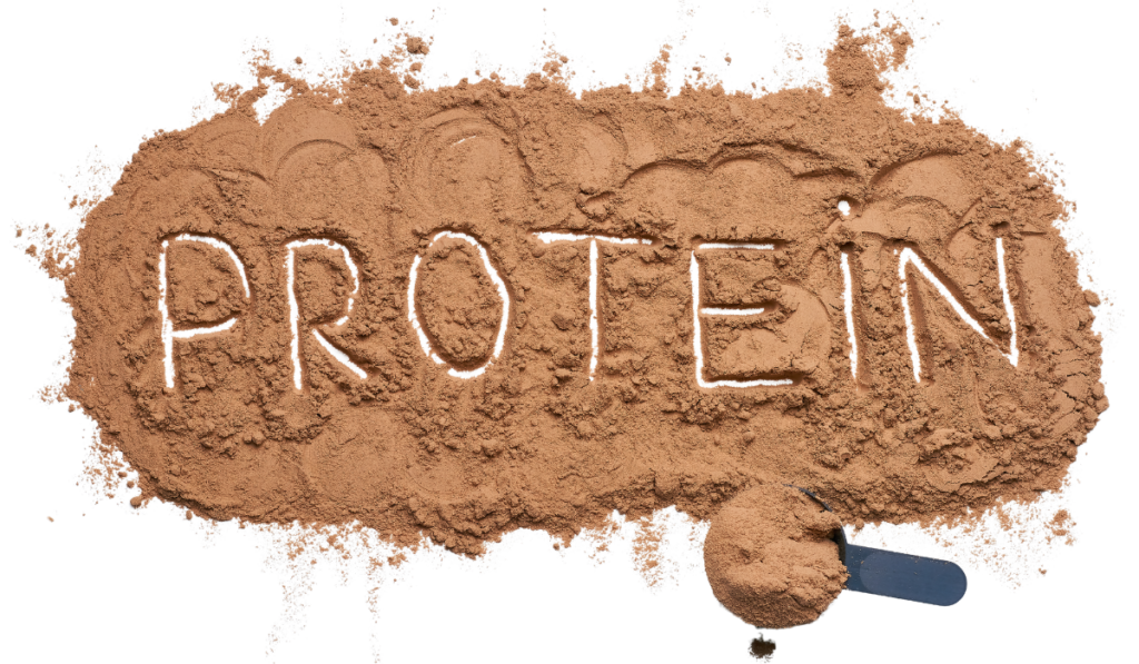 Protein Written in Powder